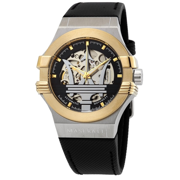 Maserati Potenza Automatic Skeleton Dial Men's Watch (R8821108037)