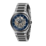 Maserati Men's Triconic Automatic Watch - Blue Dial, Gunmetal Bracelet (R8823139001)