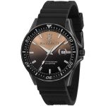 Maserati Sfida Men's Quartz Watch with Black Silicone Strap (R8851140001)