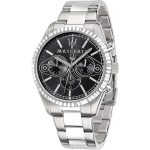 Maserati Competizione Men's Chronograph Watch - Black Dial, Stainless Steel (R8853100014)