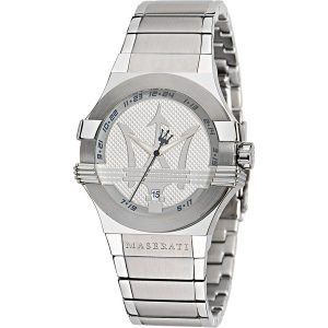 Maserati Potenza R8853108002 Men's Silver-Tone Stainless Steel Watch