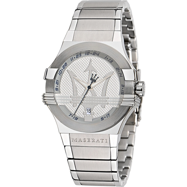 Maserati Potenza R8853108002 Men's Silver-Tone Stainless Steel Watch
