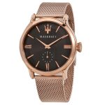 Maserati Epoca Men's Rose Gold-Tone Watch with Anthracite Dial (R8853118004)