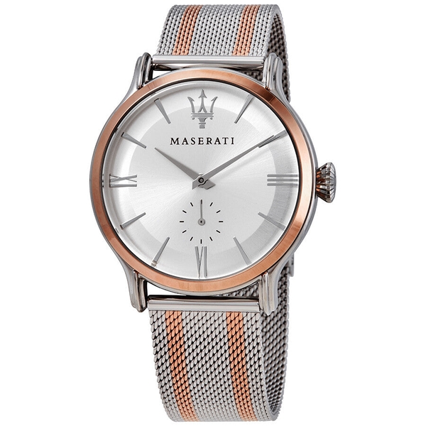 Maserati Epoca Men's Two-Tone Watch - Silver Dial (R8853118005)
