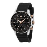 Maserati Men's Sfida Black Stainless Steel Watch R8871640002