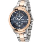 Maserati Ingegno Chronograph Men's Watch - Blue Dial, Two-Tone Stainless Steel Bracelet (R8873619002)