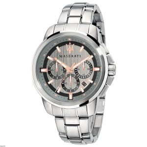 Maserati Successo Chronograph Grey Dial Men's Watch