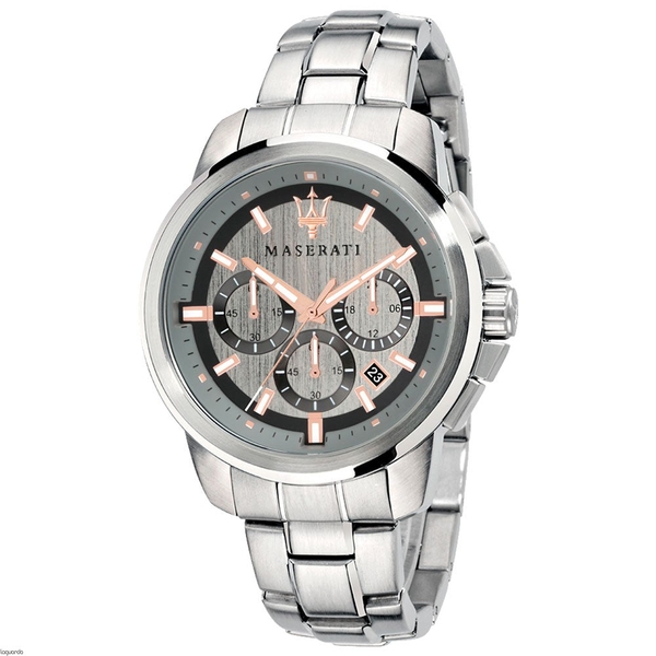 Maserati Successo Chronograph Grey Dial Men's Watch