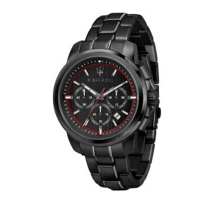 Maserati Men's R8873621014 Analog Black Dial Stainless Steel Watch