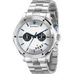 Maserati Circuito Chronograph Silver-Tone Men's Watch
