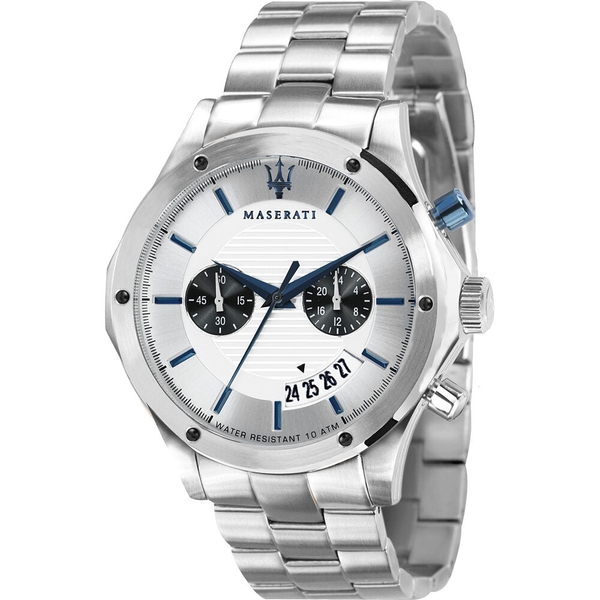 Maserati Circuito Chronograph Silver-Tone Men's Watch