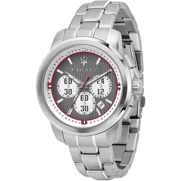 Maserati Men's R8873637003 Analog Quartz Watch - Silver/Grey