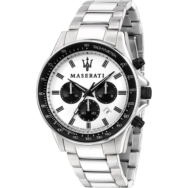Maserati Sfida Chronograph White Dial Men's Watch
