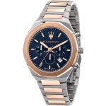 Maserati Stile Men's Two-Tone Chronograph Watch (R8873642002) - Blue