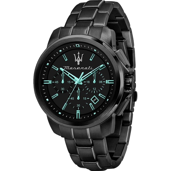 Maserati Successo Aqua Edition Black Stainless Steel Men's Watch R8873644003