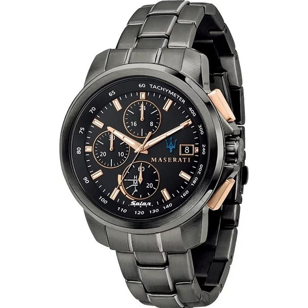 Maserati Successo Men's Charcoal Chronograph Watch R8873645001