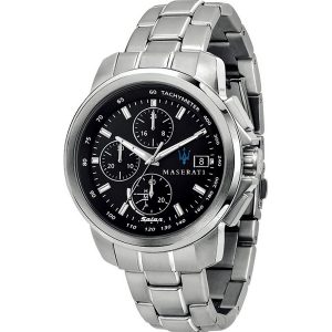 Maserati Successo Silver Chronograph Men's Watch R8873645003