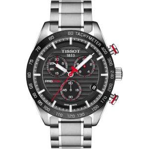 Tissot PRS 516 Chronograph Black Dial Stainless Steel Bracelet T100.417.11.051.01