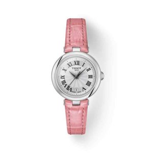 Tissot Bellissima Small Lady Watch Silver Dial Pink Leather Strap T126.010.16.013.01