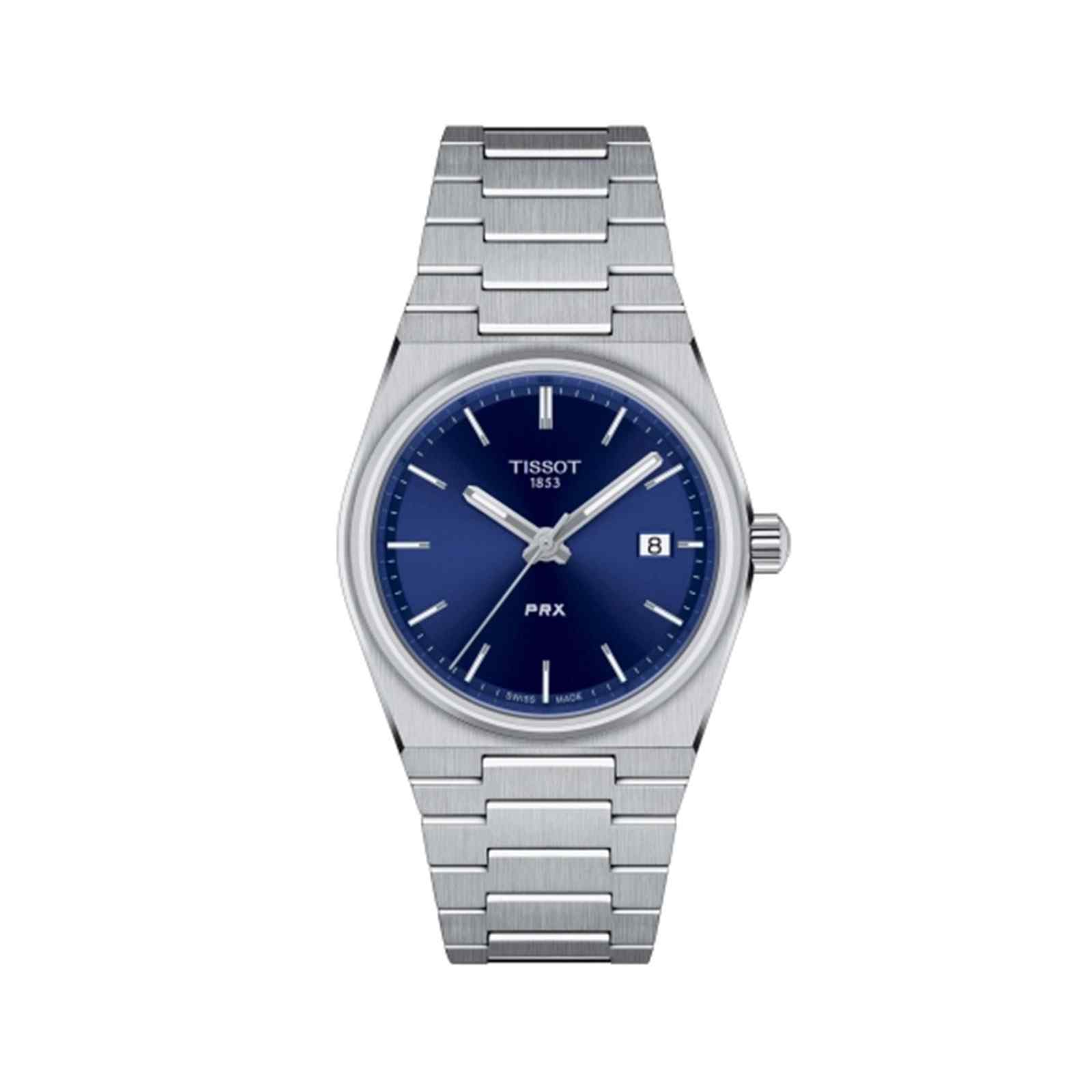Tissot PRX Quartz 35mm Blue Dial Stainless Steel Unisex Watch